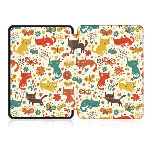 Калъф GARV Slim за Kindle 2019, Playing Cats