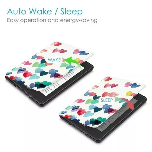 Калъф GARV Slim за Kindle 2019, Raining Hearts