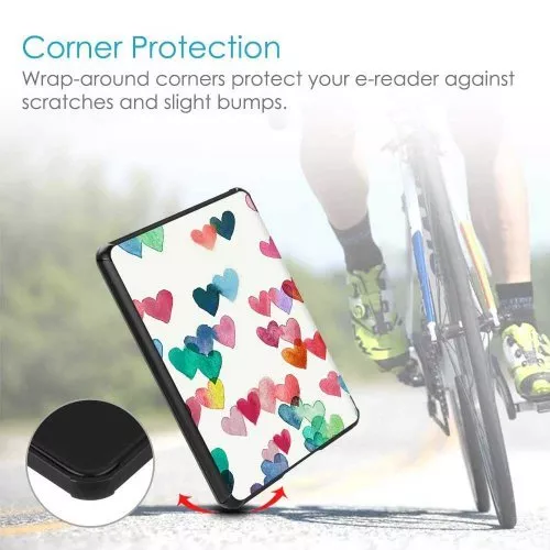 Калъф GARV Slim за Kindle 2019, Raining Hearts