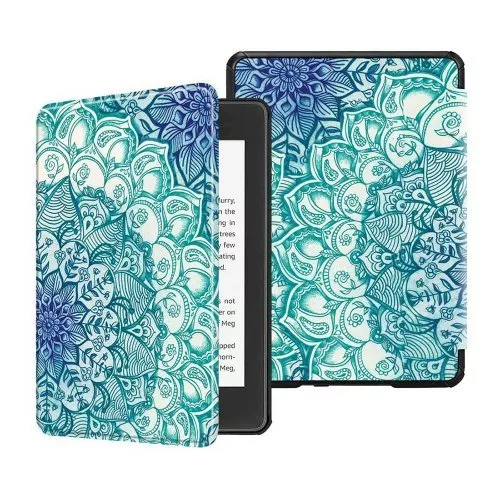 Калъф GARV Slim за Kindle Paperwhite 4 (2018), Emerald Illusions