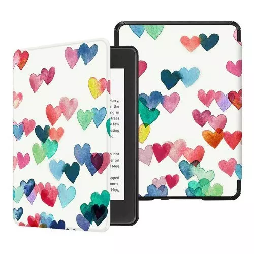 Калъф GARV Slim за Kindle Paperwhite 4 (2018), Raining Hearts