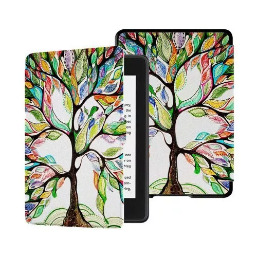 Калъф Slim за Kindle Glare (2016), Colored Tree