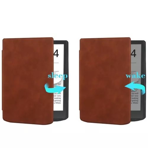 Калъф GARV Slim за Pocketbook InkPad 4, Кафяв