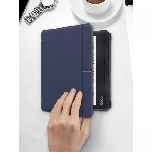 Калъф GARV Slim за Kobo Libra 2 (2021), Тъмносин