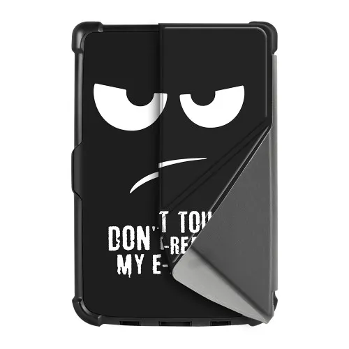 Калъф GARV Origami за PocketBook Basic Lux 2, Angry Face