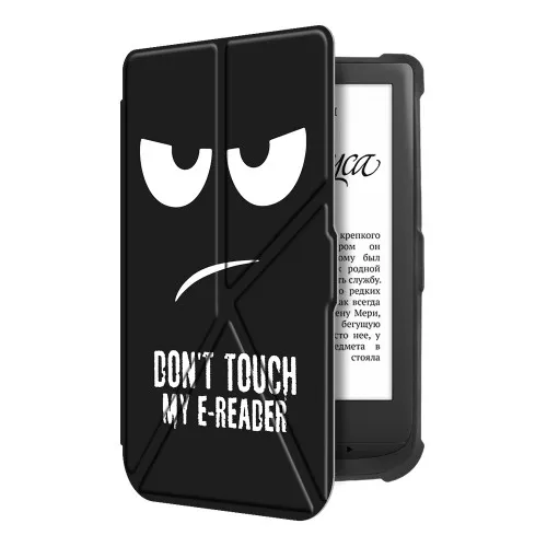 Калъф GARV Origami за PocketBook Basic Lux 2, Angry Face