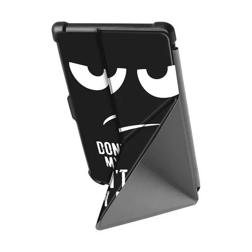 Калъф GARV Origami за PocketBook Basic Lux 2, Angry Face