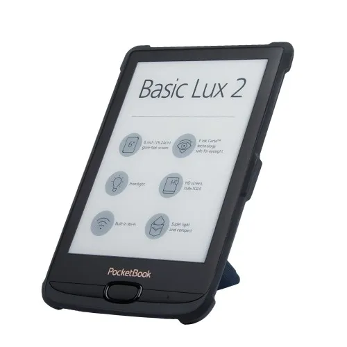 Калъф GARV Origami за PocketBook Basic Lux 2, Тъмносин