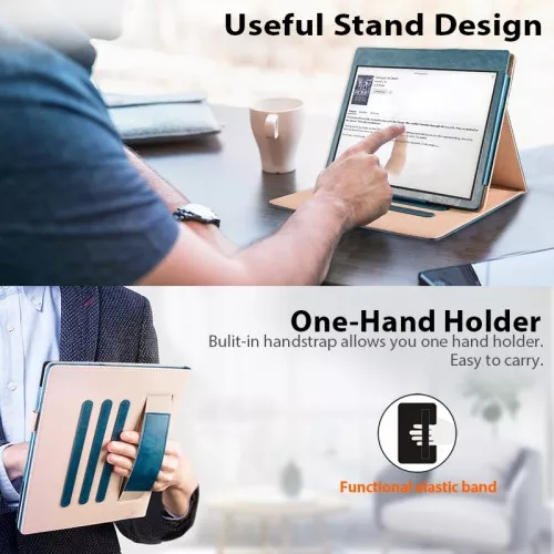 Калъф GARV Stand за Kobo Elipsa 1/2e, Тъмносин