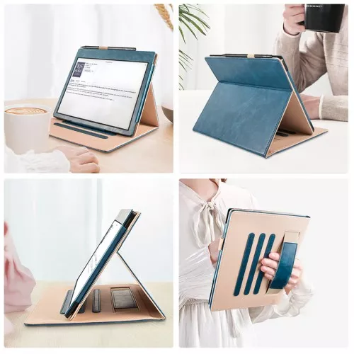 Калъф GARV Stand за Kobo Elipsa 1/2e, Тъмносин