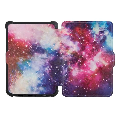 Калъф GARV Slim за PocketBook Basic Lux 2, Galaxy Illusion