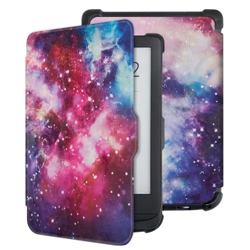 Калъф GARV Slim за PocketBook Basic Lux 2, Galaxy Illusion