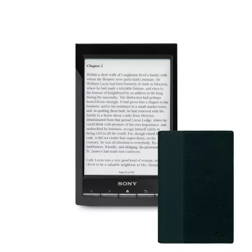 Sony PRS-T1, Черен + Калъф