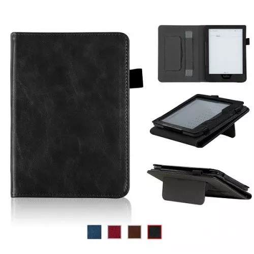 Калъф GARV Magnetic за Kindle Glare (2016), Kobo Clara HD, Черен