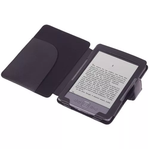 Калъф за Kindle 4/5 с магнитно закопчаване, Черен