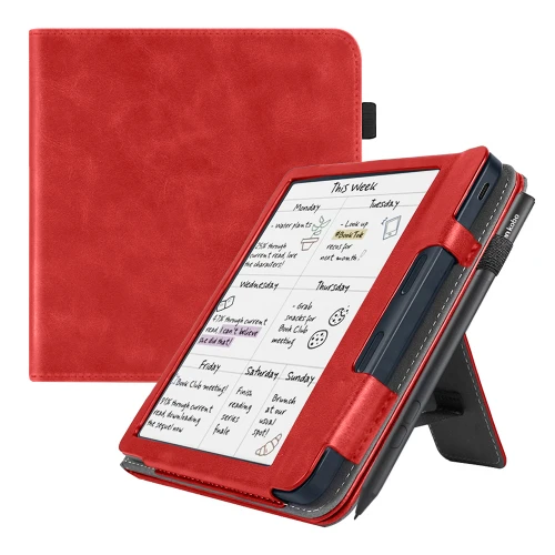 Калъф GARV Stand за Kobo Libra Colour, Червен