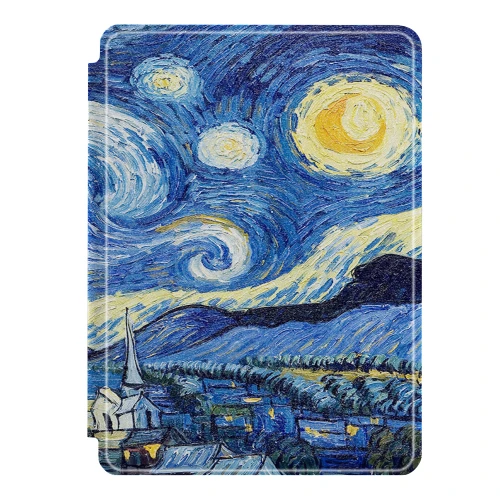Калъф GARV Slim за Kindle Paperwhite 2024, Starry Night