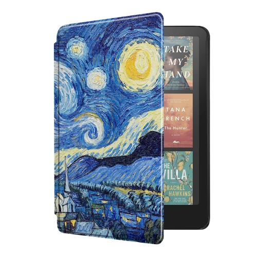 Калъф GARV Slim за Kindle Paperwhite 2024, Starry Night