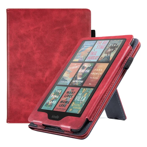 Калъф GARV Stand за Kindle Paperwhite 2024, Червен