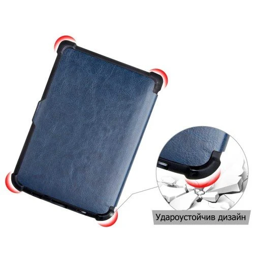 Калъф GARV Business за PocketBook Basic Lux 2, Тъмносин