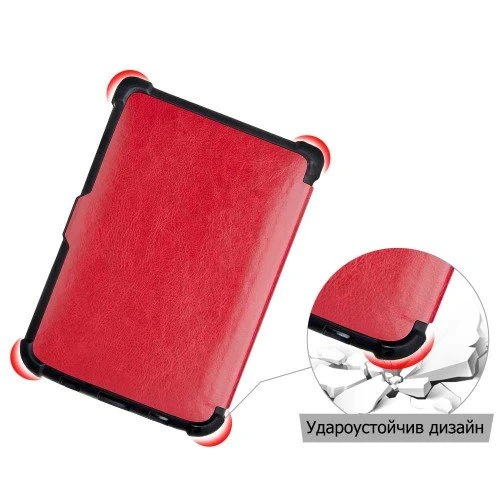 Калъф GARV Business за PocketBook Basic Lux 2, Червен