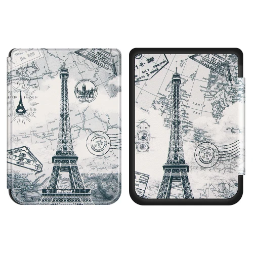 Калъф GARV Premium за Tolino Page 2, Eiffel Tower