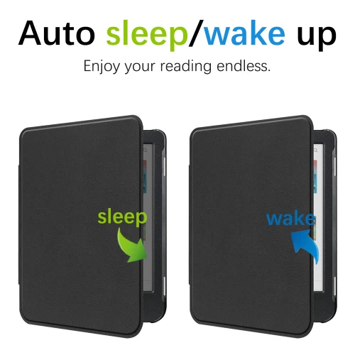 Калъф GARV Slim за Tolino Shine Color, Черен