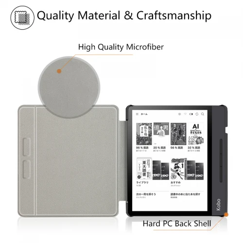 Калъф GARV Slim за Tolino Vision 5, Eiffel Tower