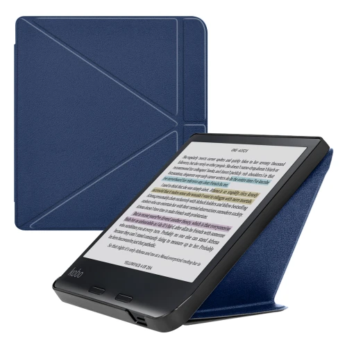 Калъф GARV Origami за Tolino Vision Color, Тъмносин