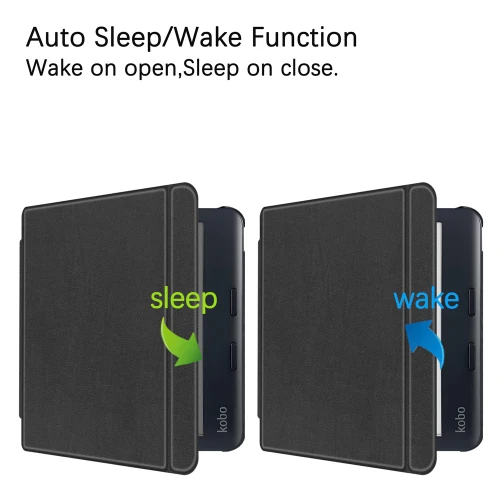 Калъф GARV Slim за Tolino Vision Color, Черен