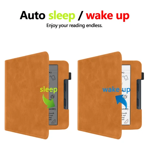 Калъф GARV Stand за Tolino Vision Color, Кафяв