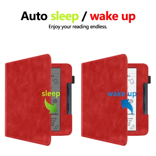 Калъф GARV Stand за Tolino Vision Color, Червен