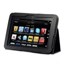 Kалъф за Kindle Fire HD 7 2nd Gen (2012) с магнитно закопчаване, Черен