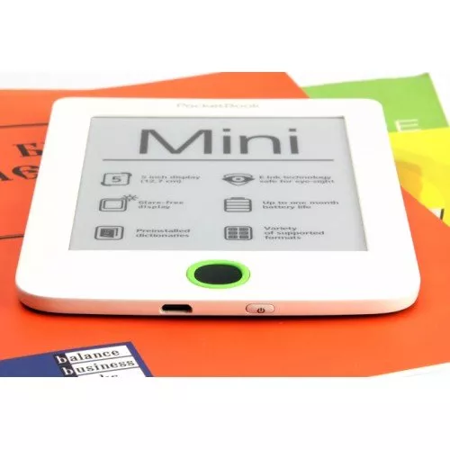 Pocketbook Mini 515, Бял + Калъф