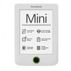 Pocketbook Mini 515, Бял + Калъф