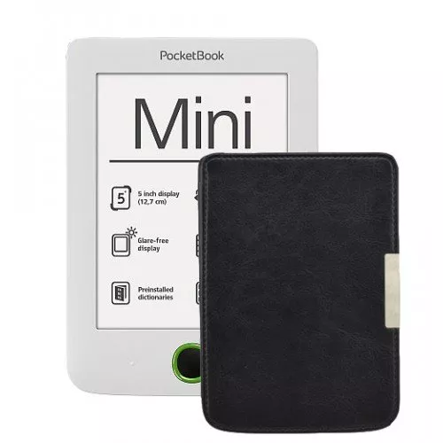 Pocketbook Mini 515, Бял + Калъф