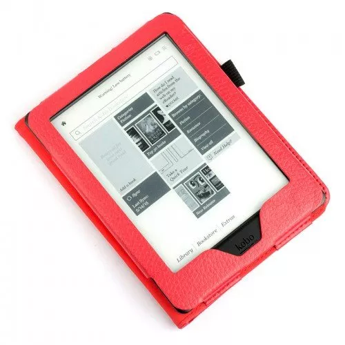 Калъф Magnetic за Kobo Glo HD, Червен