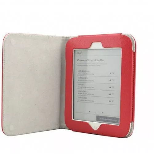 Калъф Magnetic за Nook GlowLight, Червен Калъф Magnetic за Nook GlowLight, Червен