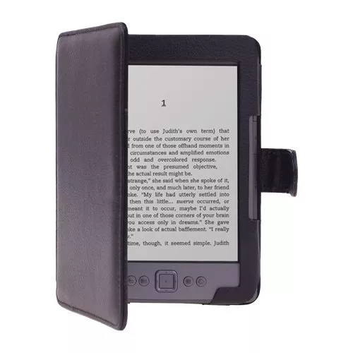 Калъф за Kindle 4/5 с магнитно закопчаване, Черен