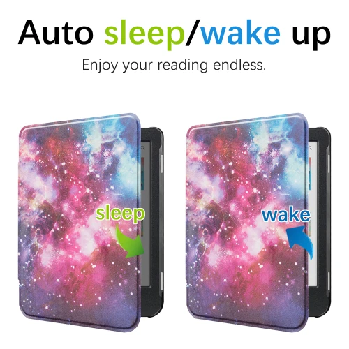 Калъф GARV Slim за Kobo Clara Colour, Galaxy Illusion