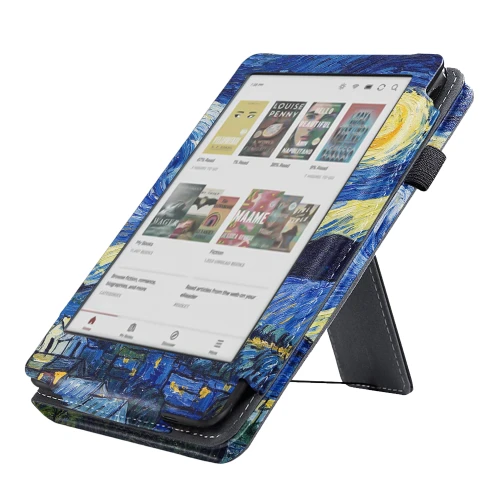 Калъф GARV Stand за Kobo Clara Colour, Starry Night Калъф GARV Stand за Kobo Clara Colour, Starry Night