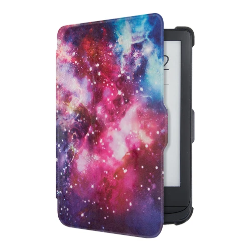 Калъф GARV Slim за Pocketbook Basic 4, Galaxy Illusion