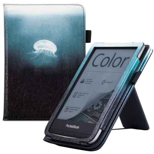 Калъф GARV Stand за Pocketbook Basic 4, Ethereal Jellyfish Калъф GARV Stand за Pocketbook Basic 4, Ethereal Jellyfish