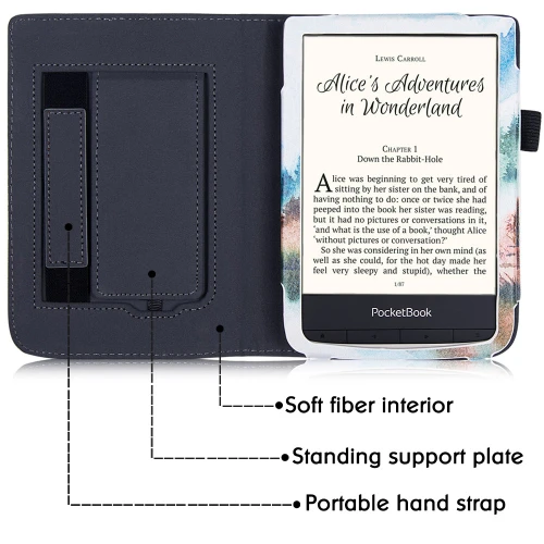 Калъф GARV Stand за Pocketbook Basic 4, Nature