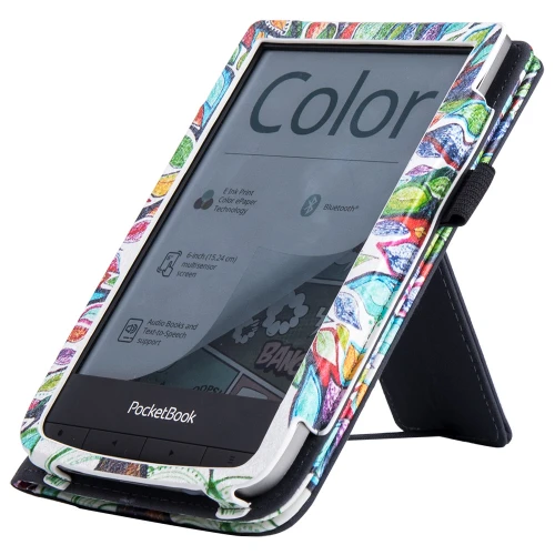 Калъф GARV Stand за Pocketbook Basic Lux 2, Colorful Tree