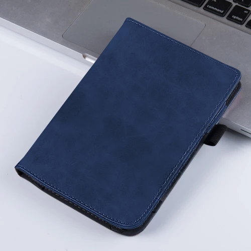 Калъф GARV Stand за Pocketbook Basic Lux 2, Тъмносин