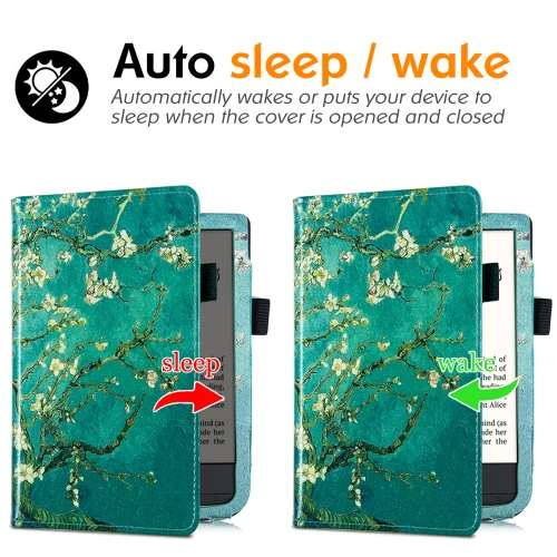 Калъф GARV Stand за Pocketbook Basic Lux 2, Almond Tree