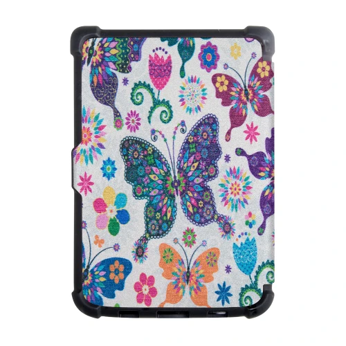 Калъф GARV Slim за PocketBook Basic Lux 3, Butterflies
