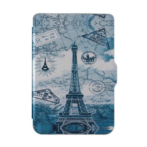 Калъф GARV Slim за PocketBook Basic Lux 3, Eiffel Tower