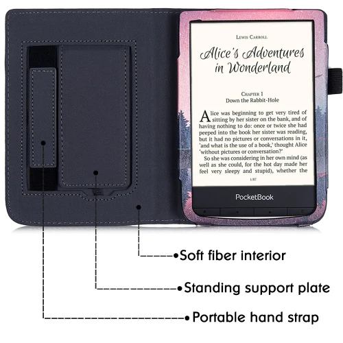 Калъф GARV Stand за Pocketbook Basic Lux 3, Night